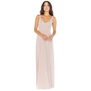 Show Me Your Mumu large Jenn Maxi Dress Chiffon Prom Formal Wedding bridesmaid